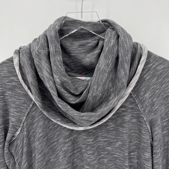 Free People FP Beach Cowl Neck Cocoon Pullover Size‎ XS/S Top Long Sleeve Gray - Picture 4 of 12